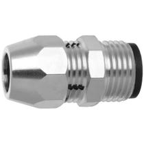 Adaptador Bruto para Instalação de Gás Macho 1/2''X3/8'' Niquelado - Blukit