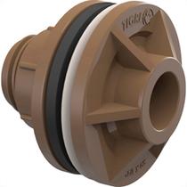 Adaptador C/Flange Pvc Tigre E 1.1/2 Marrom Adaptador C/Flange Pvc Tigre E 1.1/2 Marrom