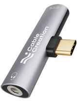 Adaptador CableCreation USB C para fone de ouvido de 3,5 mm com carregador Adaptador CableCreation USB C para fone de ouvido de 3,5 mm com carregador