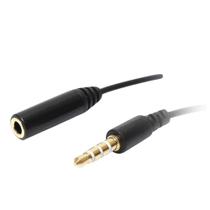 Adaptador Cabo Extensor P3 P3 3,5Mm 4 Vias Headset Celular