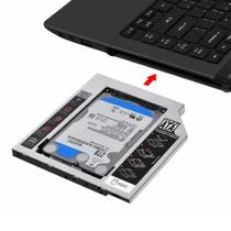 Adaptador Caddy 9,5mm 9mm Para DVD Notebook Laptop Macbook Segundo HD SSD 2,5" Sata 3 Case Suporte Drive