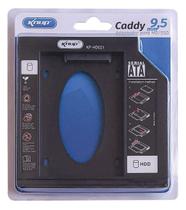 Adaptador Caddy 9,5mm Hd Ssd Sata Case Drive Dvd Notebook