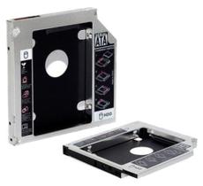 Adaptador Caddy Converte baia de gravador de laptop SATA para HD / SSD de 2.5 - 12,5mm - HDCA-S127