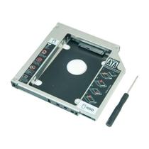 Adaptador Caddy - Converte baia de gravador de notebook SATA para HD SSD de 2.5 - 9,5mm