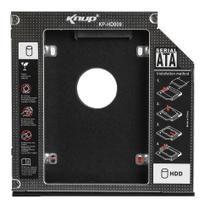 Adaptador Caddy Hd Ssd Sata Case Gaveta Dvd Notebook 12,7Mm