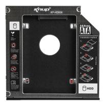 Adaptador Caddy Hd Ssd Sata Case Gaveta Dvd Notebook 12,7Mm