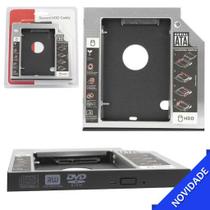 Adaptador Caddy Notebook para Segundo HD ou SSD 2.5" SATA - 12.7mm Adaptador Caddy Notebook para Segundo HD ou SSD 2.5" SATA - 12.7mm