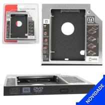 Adaptador Caddy Notebook para Segundo HD ou SSD 2.5" SATA - 9.5mm Adaptador Caddy Notebook para Segundo HD ou SSD 2.5" SATA - 9.5mm