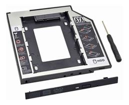 Adaptador Caddy Para Segundo Hd Notebook Slim 9,5mm Sata Adaptador Caddy Para Segundo Hd Notebook Slim 9,5mm Sata