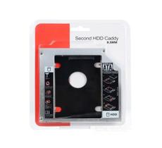Adaptador Caddy Segundo HD ou SSD 9.5mm Adaptador Caddy Segundo HD ou SSD 9.5mm