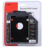 Adaptador caddy segundo HD SSD data p/notebook drive 12,7mm