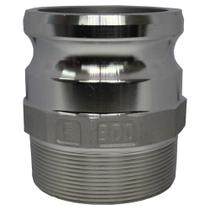 Adaptador Camlock Macho x Espigão Tipo F 3" x 3" Alumínio Adaptador Camlock Macho x Espigão Tipo F 3" x 3" Alumínio