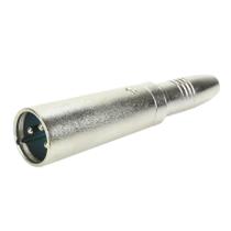 Adaptador Canon Xlr Machoxjack J10/P10 Fêmea Emenda Conector