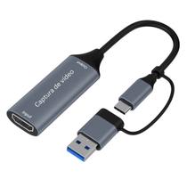 Adaptador Captura Vídeo Hdmi P/usb-c Monitor Dvr