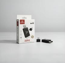 Adaptador Carplay Sem Fio Car Play Android Auto 2 Em 1 Usb