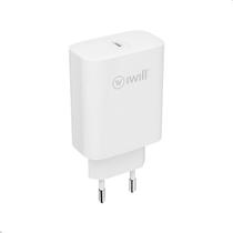 Adaptador Carregador de Parede iWill GaN 33W 2 anos Garantia