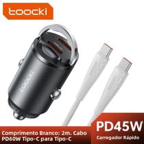 Adaptador Carregador Rápido USB C De 45W Para iPhone 14 13 pro Xiaomi Samsung Huawei Toocki Mini PD