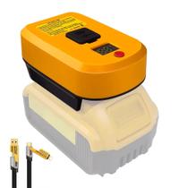 Adaptador Carregador USB-C Tool Army para Bateria DeWalt 20V com Power Bank Adaptador Carregador USB-C Tool Army para Bateria DeWalt 20V com Power Bank