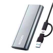 Adaptador Case SSD M.2 NVMe USB 3.1 / USBC 10Gbps em Alumínio para SSD PCIe Adaptador Case SSD M.2 NVMe USB 3.1 / USBC 10Gbps em Alumínio para SSD PCIe