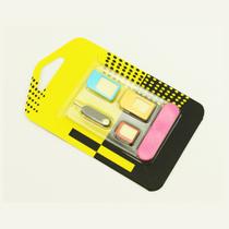 Adaptador Chip 3 Em 1 Celular Mini Micro Nano Sim Premium