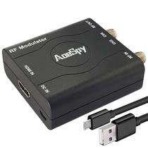 Adaptador coaxial modulador RF HDMI Conversor VHF com antena