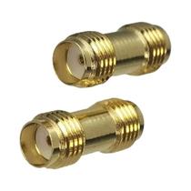 Adaptador Coaxial RF SMA-RP-SMA - Conector Macho para Fêmea em Latão