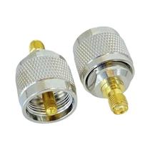 Adaptador Coaxial UHF SO239 Para SMA Macho/Fêmea PL259 Conector RF De Latão Terminais De Fio