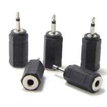 Adaptador com cabo de plugue mono de 2,5 mm para conector mono de 3,5 mm, pacote com 5 Adaptador com cabo de plugue mono de 2,5 mm para conector mono de 3,5 mm, pacote com 5