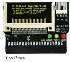Adaptador Compact Flash CF para IDE 40-pin Tipo Fêmea - para Canon