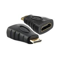 Adaptador conector cabo hdmi entra hdmi x sai mini hdmi