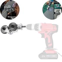 Adaptador Conector Cortador Parafusadeira De Folha Chapa Metal Corte Ferramenta