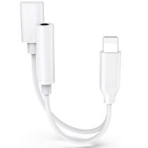 Adaptador Conector de fone de ouvido Apple Lightning para 3,5 mm para iPhone