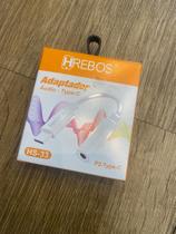 Adaptador conector de fone ouvido xiao mi usb-c p2 - HREBOS