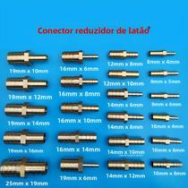 Adaptador Conector De Latão Para Gás Com Rosca Espiral, Conexão Reta Para Mangueira, Junta Redutora