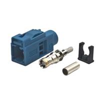 Adaptador Conector Fakra Fêmea Crimp Para Antena De Rádio FM GPS Automotivo Macho RG316 RG174