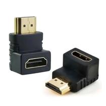 Adaptador Conector Hdmi Macho X Fêmea 90 Graus - M.Future