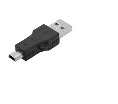 Adaptador Conector OTG USB V3 Mini Macho 5P x Usb Macho A
