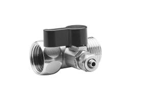 Adaptador Conector Válvula Metal Tee Para Purificador Mangueira Filtro Torneira 1/2 x 1/4 Adaptador Conector Válvula Metal Tee Para Purificador Mangueira Filtro Torneira 1/2 x 1/4