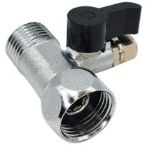 Adaptador Conexão 1/2 para 1/4 com Registro Compatível com Refrigerador Electrolux SH72B