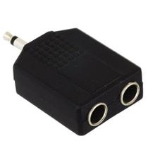 Adaptador Conexão P2 Macho Mono X 2 P10 Fêmea Divisor 1 P2 X 2 P10 Para Instrumentos Músicas X2P10