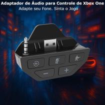 Adaptador Controlador De Áudio Para Controle De One Jogos Games Microfone Estéreo Dispositivos
