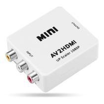 Adaptador Conversor AV RCA para HDMI Hardware Full HD