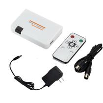Adaptador Conversor Coaxial HDMI para RF para TV - Branco e Preto