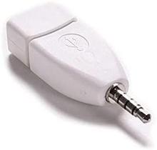 Adaptador conversor de áudio Blacell USB fêmea para conector de 3,5 mm