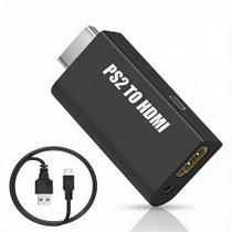 Adaptador Conversor De Áudio e Vídeo Compatível Com Playstation 2 Ps2 Play2 Para Hdmi Tv Monitor Usb Adaptador Conversor De Áudio e Vídeo Compatível Com Playstation 2 Ps2 Play2 Para Hdmi Tv Monitor Usb