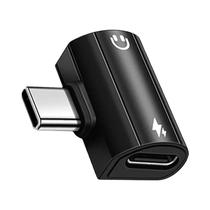 Adaptador Conversor De Áudio USB Tipo C Para 3.5mm AUX Com Carregador Rápido De 30W Para Samsung