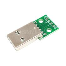 Adaptador Conversor De Placa PCB DIP De 254mm Com Interface Micro Mini USB a Macho Para USB 2.0/3.0