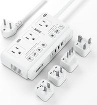 Adaptador conversor de tensão Kruuue 220V a 110V 2000W Adaptador conversor de tensão Kruuue 220V a 110V 2000W
