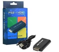 Adaptador Conversor De Vídeo Compatível Com Playstation 2 Ps2 Para Hdmi Adaptador Conversor De Vídeo Compatível Com Playstation 2 Ps2 Para Hdmi