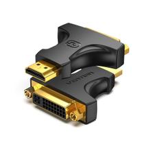 Adaptador Conversor Dvi 24+5 Fêmea Hdmi Macho Banhado Ouro